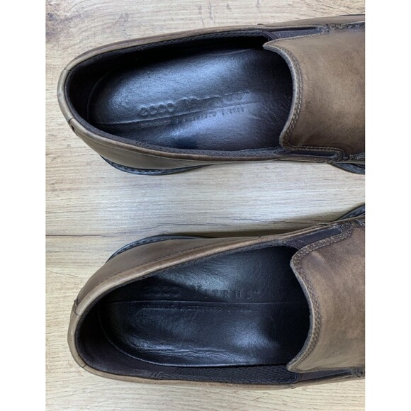 ECCO Men’s Brown Leather Slip On Loafers Moc Toe Comfort Shoes EU 44 US 10 main image 7